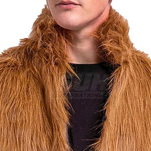 Nouveau style, veste à capuche en fausse fourrure pour homme, logo frontal, respirante, couleurs personnalisables, fabriquée au Pakistan, haute qualité, vente chaude - Product Image 6