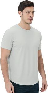 Ropa de moda Camisetas para hombres Camiseta privada de algodón 100% Impresión de su propio logotipo Camisetas lisas de cuello redondo para hombres - Product Image 3