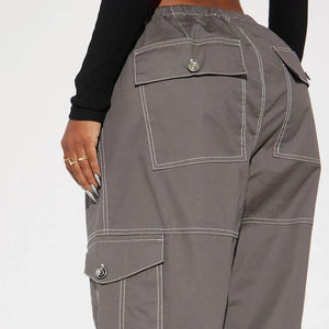 Pantalones Cargo Impermeables Planos de Invierno para Mujer, Premium 2026, Modernos y Funcionales, 100% Algodón, Diseñados para Comodidad, Servicios Personalizados OEM - Product Image 6