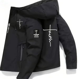 Veste coupe-vent chaude en duvet pour l'extérieur Veste d'hiver rembourrée OEM Veste chaude pour hommes imperméable et coupe-vent pour l'extérieur Vêtements décontractés - Product Image 2