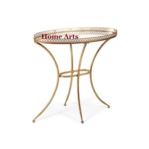Plateau de service en métal et en verre de designer avec support, qualité supérieure, taille personnalisée, plateau pour dattes et chocolats en vrac - Product Image 3