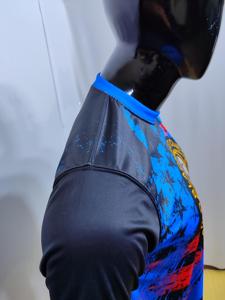 Directo de fábrica UPF 50 + Impresión personalizada Camiseta Dry Fit para hombres Maratón Evento Poliéster Tejido de punto Técnica de sublimación - Product Image 4