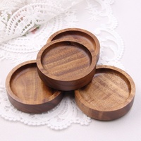 Anneau en bois massif de 70mm, support de bague de fiançailles, plateau de bijoux de voyage, cadeau de mariage pour demoiselle d'honneur