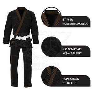 เครื่องแบบคาราเต้ผู้ใหญ่แขนยาวเครื่องแบบกีฬาคาราเต้ผู้ผลิตสูง - Product Image 4