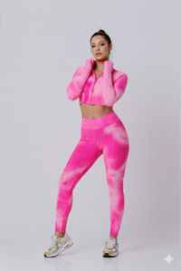 Conjunto Deportivo para Mujer, Pantalones de Yoga con Cintura Alta y Elásticos, Chaqueta Elegante, Ropa Deportiva, Ropa Activa, Pantalones de Baile - Product Image 5