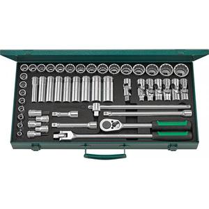 ชุดเครื่องมือ Stahlwille - ชุดซ็อกเก็ต 50 ชิ้น ขนาด 1/2 นิ้ว ในกล่องเหล็กแผ่นที่ทนทาน - Product Image 1