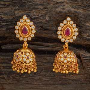 Pendientes Colgantes de Plata con Diseño de Templo 178165, Vintage, Modernos, Religiosos, de Aleación de Zinc, con Circonita, Diamante, Perla y Cuarzo, con Patrón de Campana, para Bodas - Product Image 4