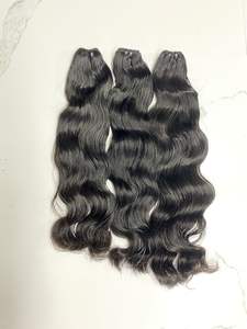 Extensiones de cabello de Trama humana vietnamita sin procesar superventas, envío rápido, ondas naturales, todas las longitudes disponibles, venta al por mayor - Product Image 3