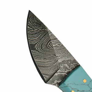 Couteau Skinner en acier damas de qualité supérieure personnalisable, poignée confortable pour le camping-Support OEM de qualité bricolage - Product Image 6