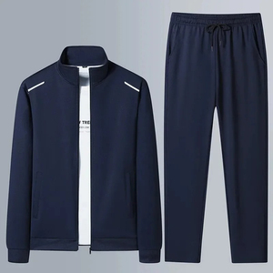 Conjunto de Sudadera con Capucha y Pantalones Deportivos de Felpa de Algodón Grueso, Liso, Personalizable, Ecológico, para Invierno - Product Image 3