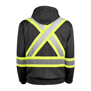 Logo personnalisé respirant travail sécurité sweats à capuche bas quantité minimale de commande imperméable à l'eau des travailleurs industriels vêtements avec des caractéristiques sur mesure - Product Image 5