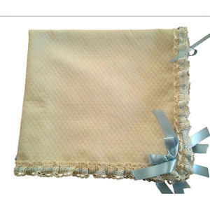 Manta Orgánica Acolchada de Algodón para Cochecito de Bebé - 6 Capas de Gasa, Tejida y Cosida, Regalo Perfecto - Product Image 1