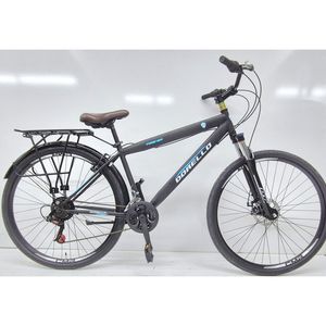 Amortiguador Delantero de 8 Pulgadas y 21 Velocidades de Acero para Bicicleta Urbana Modelo 2800 con Cuadro Completamente Amortiguado, Línea de Frenos y Neumático de 26x2.5 Pulgadas - Product Image 1