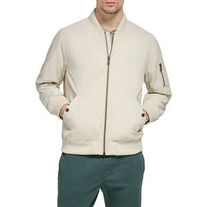 Best Quality <b>Slim</b> <b>Fit</b> <b>Men</b> Bomber <b>Jackets</b> for Adults Factory Direct Sale <b>Men</b> Bomber <b>Jackets</b> in Solid Color - Product Image 1
