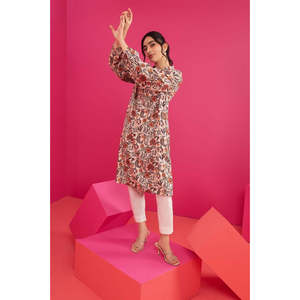 Chemise décontractée pour femme à imprimé numérique multi-styles, lavable, motif Cotail - Product Image 3