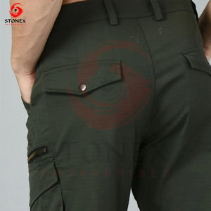 Pantalones informales de alta calidad para hombre, Pantalones rectos informales tejidos para reunión familiar, pantalones Cargo formales para hombre - Product Image 6