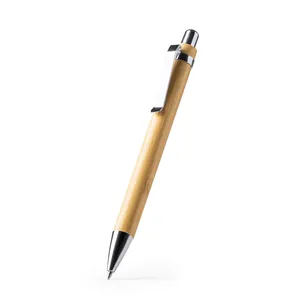Penna a Sfera in Bambù Chicago Personalizzata, Gadget Promozionale - Product Image 2
