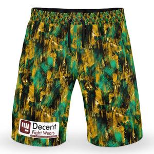 Short en molleton de coton pour hommes, élastique et confortable, style de rue, tissage tricoté, couleur unie, logo personnalisé - Product Image 1