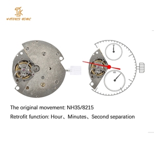 กลไก NH38 ดั้งเดิม ปรับแต่งเป็นแบบ Open Heart Regulator แยกช่องแสดงชั่วโมงและนาที ระบบอัตโนมัติ สำหรับผู้ผลิตนาฬิกาแบรนด์สั่งทำพิเศษ - Product Image 1