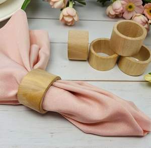 Anillo para Servilletas con Decoración Rústica de Vegetación y Perlas para Bodas, Fiestas y Cenas - Product Image 6