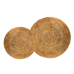 Hot Trend <b>WOVEN</b> RATTAN CHARGER PLATE <b>PLACEMATS</b> Handwoven Dining Accessory Vietnam Handmade Table Decor - Product Image 1
