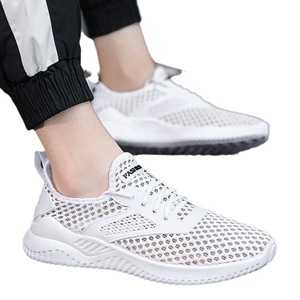 Chaussures de sport décontractées tendance pour hommes, en maille respirante, à semelle souple et légère, idéales pour la course quotidienne en extérieur - Product Image 5