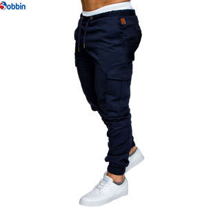 BOBBIN INDUSTRIES Jogging en molleton décontracté pour homme, toile 100% coton, grande taille, multi-poches, respirant, séchage rapide, sport - Product Image 3
