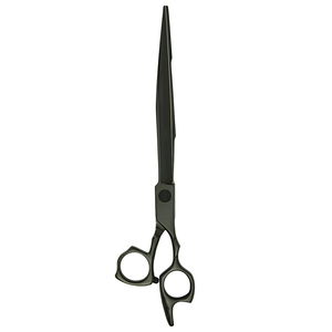 Best Quality Pet Grooming <b>Scissors</b> Black Color Coated Straight Blade Pet <b>Dog</b> Hair Grooming <b>Scissors</b> With Finger Rest - Product Image 6