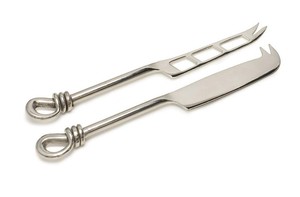 Juego de cuchillos de queso de acero inoxidable con patrón de alta calidad, mango de nudo hecho a mano, el mejor precio, herramientas de corte de queso de Metal, uso de cocina - Product Image 6