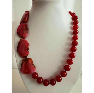 สร้อยคอลูกปัดอะคริลิคเรซินคุณภาพสูงสำหรับผู้หญิงแฟชั่น - Product Image 1