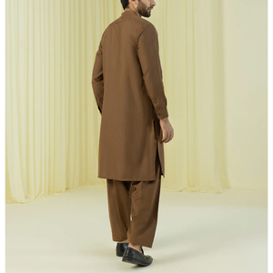 Nouvelle mode, vêtements de mariage pour hommes, shalwar kameez en coton, sans plis, séchage rapide, vente directe d'usine - Product Image 3