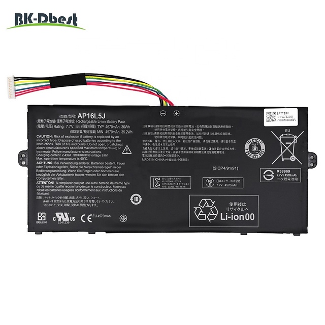 7.7V 35.2Wh AP16L5J AP16L8J Laptop Battery Compatible with Acer for Aspire Swift 5 SF514-52T Spin 1 SP111-32N Series Battery