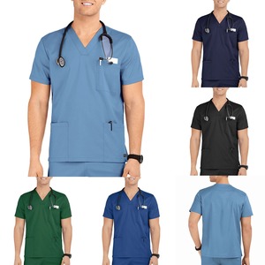 Ensemble d'uniformes hospitaliers de haute qualité, extensibles et confortables pour femmes - Product Image 6