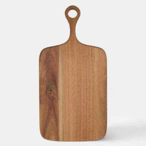 Tabla de Cortar de Madera Natural Ecológica Hecha a Mano, Tabla de Cocina Multiusos, Apta para Lavavajillas, para Preparación de Alimentos a Buen Precio - Product Image 1