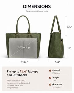 Nouveau produit Sac à main vert menthe foncé rose noir Eva Sac de plage d'été - Product Image 3