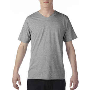 2025เสื้อยืดคอวีลำลองสีพื้นสำหรับผู้ชายผ้าฝ้าย100% น้ำหนักเบา180กรัมระบายอากาศได้ดีสำหรับฤดูร้อน - Product Image 2