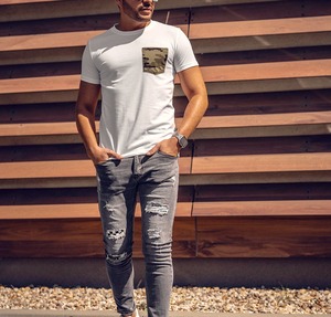 Camisetas de camuflaje con estampado personalizado para hombre de último diseño, camisetas de camuflaje cómodas transpirables de talla y logotipo personalizado para hombre - Product Image 5