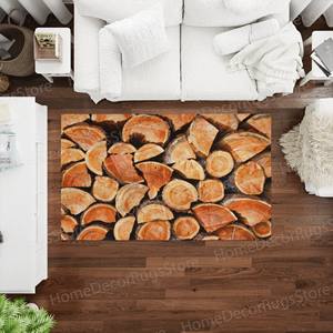 Printed <b>Rug</b>: Farmhouse, Modern, <b>Chenille</b>, Office, Outdoor, Loft Decor,Goblen <b>Rug</b> - Product Image 3