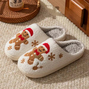 Zapatillas de Jengibre con Estilo de Casa Mueco Encantador, con Cierre de Tobillo, Suela de EVA Resistente para Exteriores - Product Image 3