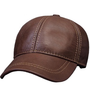 Casquette en cuir unisexe avec logo personnalisé 100% Matériau respirant Prix raisonnable Technique de broderie 3D pour une utilisation en extérieur - Product Image 3