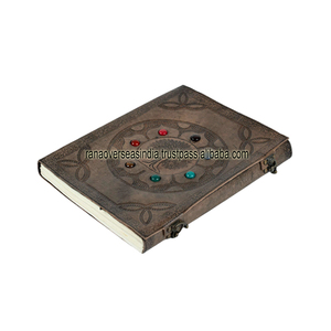 วารสารหนังต้นไม้หินเจ็ดเล่มคุณภาพสูงสมุดบันทึกการเขียนแบบวินเทจสำหรับผู้ชายและผู้หญิง - Product Image 5