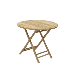 โต๊ะไม้ไผ่ธรรมชาติพับได้สำหรับรับประทานอาหารกลางแจ้งเฟอร์นิเจอร์จากเวียดนาม - Product Image 3