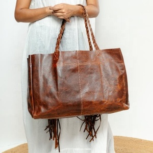 Bolsos de mano de cuero con estampado de animales de alta calidad hechos a mano para mujer, bolsos de compras minimalistas de cuero genuino 100% de lujo - Product Image 3