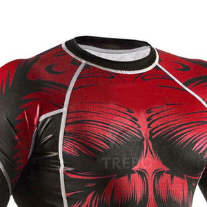Ropa de entrenamiento Color sólido Rash Guard Hecho en Pakistán Sublimación Rash Guard Venta caliente Sublimación Rash Guard - Product Image 3