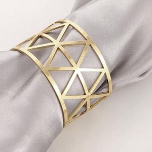 Factory Price Metal Napkin Rings Luxury Wedding Christmas Party Table Accessory <b>Kitchen</b> Accessories <b>Paper</b> Napkin Ring - Product Image 4