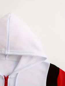 OEM personalizado 100% de alta calidad de poliéster con capucha de Calle/al aire libre desgaste con capucha cuello cremallera diseño - Product Image 5