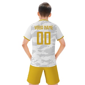 Grande demande Maillot de football imprimé numérique avec logo personnalisé pour enfants Prix de gros OEM Service Kids Soccer Wear Uniformes - Product Image 1