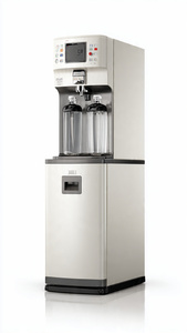 Commercial OEM <b>Hot</b> <b>Cold</b> Water Dispenser Floor Standing Bottled Water Cooler with Child Safety Lock Plastic Handles - Product Image 3