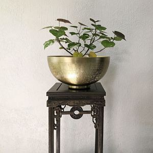 Pot de fleurs en laiton fantaisie avec finition en poudre, fabriqué en Inde, pour la décoration intérieure et le jardinage d'intérieur - Product Image 4