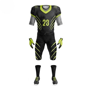 Meilleurs uniformes de football américain personnalisés pour adultes, respirants, antibactériens, imprimés par technique de sublimation - Product Image 1